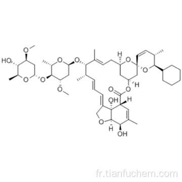 Avermectine Ala, 25-cyclohexyl-5-0-déméthyl-25-dés (1-méthylpropyl) - CAS 117704-25-3